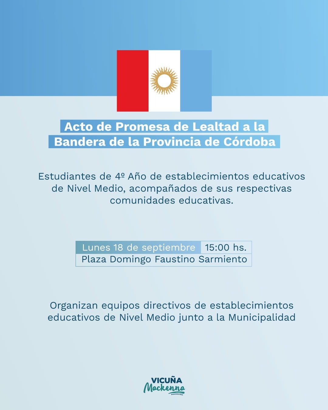 Acto de Promesa de Lealtad a la Bandera - FM Samba