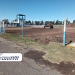 Autódromo Río Cuarto: Comenzaron las obras de ampliación del playón de boxes y terraplén para nueva sala técnica.