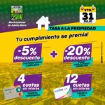 En Adelia María estar al día con las tasas municipales tiene sus beneficios