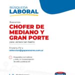 ¡𝗘𝘀𝘁𝗮𝗺𝗼𝘀 𝗯𝘂𝘀𝗰𝗮𝗻𝗱𝗼 𝘁𝗮𝗹𝗲𝗻𝘁𝗼 𝗹𝗼𝗰𝗮𝗹!⁣ Chofer – 𝗟𝗮́𝗰𝘁𝗲𝗼𝘀 𝗦𝗮𝗻 𝗕𝗮𝘀𝗶𝗹𝗶𝗼⁣