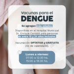 Vicuña Mackenna: VACUNAS PARA EL DENGUE