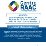 Monte de Los Gauchos: ATENCIÓN DEL CENTRO RAAC