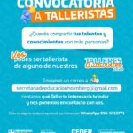 Se habilita la convocatoria de TALLERISTAS para los Talleres Culturales 2026 en Santa Catalina