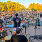 Folclore, rock y cuarteto los clásicos del domingo en la costanera del río Cuarto