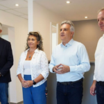 Río Cuarto: Llaryora recorrió la obra del Centro de Día para el Abordaje de la Salud Mental