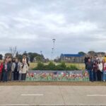 Bulnes: Inauguración del cantero central de la ciclo via