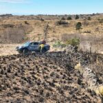 Amplio operativo para combatir un incendio forestal en Yacanto